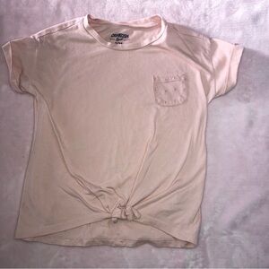 3/$15 OshKosh Pink Tie-Front T-Shirt size 7